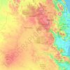 Tablelands Regional topographic map, elevation, terrain