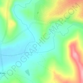 Good Enough topographic map, elevation, terrain