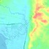 Buhatan topographic map, elevation, terrain