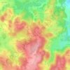 Les Essards topographic map, elevation, terrain