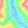 Sermik topographic map, elevation, terrain