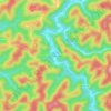 Dunlow topographic map, elevation, terrain