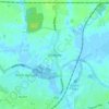 Shripney topographic map, elevation, terrain