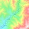 Almacen topographic map, elevation, terrain