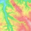 Rechat topographic map, elevation, terrain