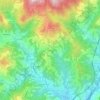 Langasco topographic map, elevation, terrain