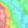 Nesselnbach topographic map, elevation, terrain