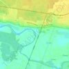 Les Iles Gagneres topographic map, elevation, terrain