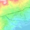 Purok Santan topographic map, elevation, terrain