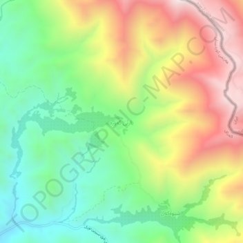Bare Big topographic map, elevation, terrain