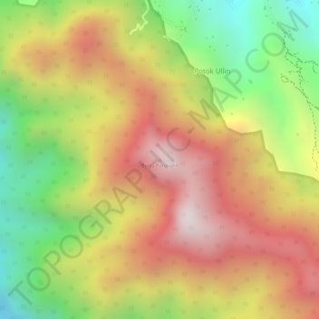 Buttu Potokulin topographic map, elevation, terrain