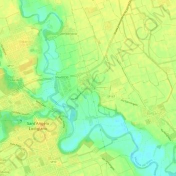 Galeotta topographic map, elevation, terrain