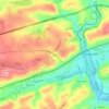Hayti topographic map, elevation, terrain