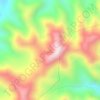 Gunung Putri topographic map, elevation, terrain