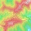 Col de Turini topographic map, elevation, terrain