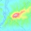 Donats Peak topographic map, elevation, terrain