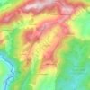 Pamutan topographic map, elevation, terrain