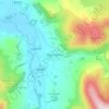 High Lorton topographic map, elevation, terrain