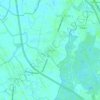 Lourdes topographic map, elevation, terrain