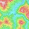 Andrijevica topographic map, elevation, terrain