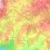 O Tellado topographic map, elevation, terrain