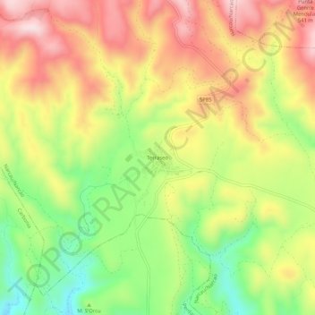 Terraseo topographic map, elevation, terrain