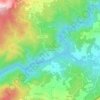 Sobradelo topographic map, elevation, terrain