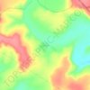 Nandur topographic map, elevation, terrain