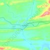 Laingsburg topographic map, elevation, terrain