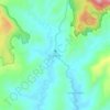 Tegallega topographic map, elevation, terrain
