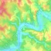 Chambon topographic map, elevation, terrain