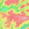 Farges topographic map, elevation, terrain