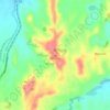 Huirangi topographic map, elevation, terrain