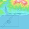 Gaviota topographic map, elevation, terrain