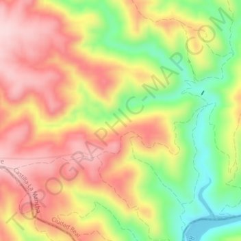 Miguel Moreno topographic map, elevation, terrain