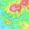 Le Coudert topographic map, elevation, terrain