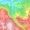 Избег topographic map, elevation, terrain