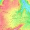 Jettenburg topographic map, elevation, terrain