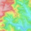 La Garrigue topographic map, elevation, terrain