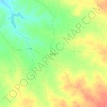 Jalageri topographic map, elevation, terrain