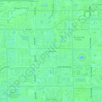Kings Point topographic map, elevation, terrain