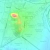 Senior Quarters 'a' topographic map, elevation, terrain