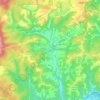 Scarbro topographic map, elevation, terrain