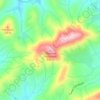 Chasteen Mountain topographic map, elevation, terrain