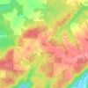 Rock topographic map, elevation, terrain