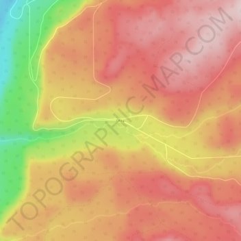 Ohop topographic map, elevation, terrain