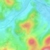 Hohenfels topographic map, elevation, terrain