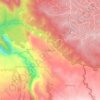 Botocan topographic map, elevation, terrain