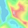 Hornindalsrokken topographic map, elevation, terrain