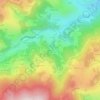 Board topographic map, elevation, terrain